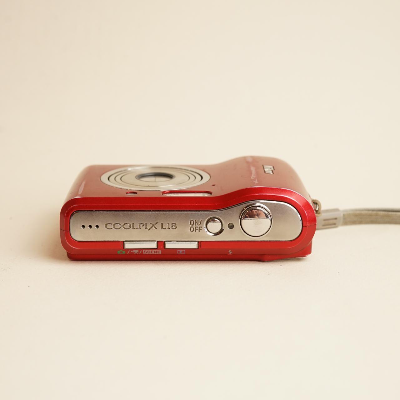 Nikon Coolpix L18 Digital Camera | 8.0MP | Tested & Working | Red