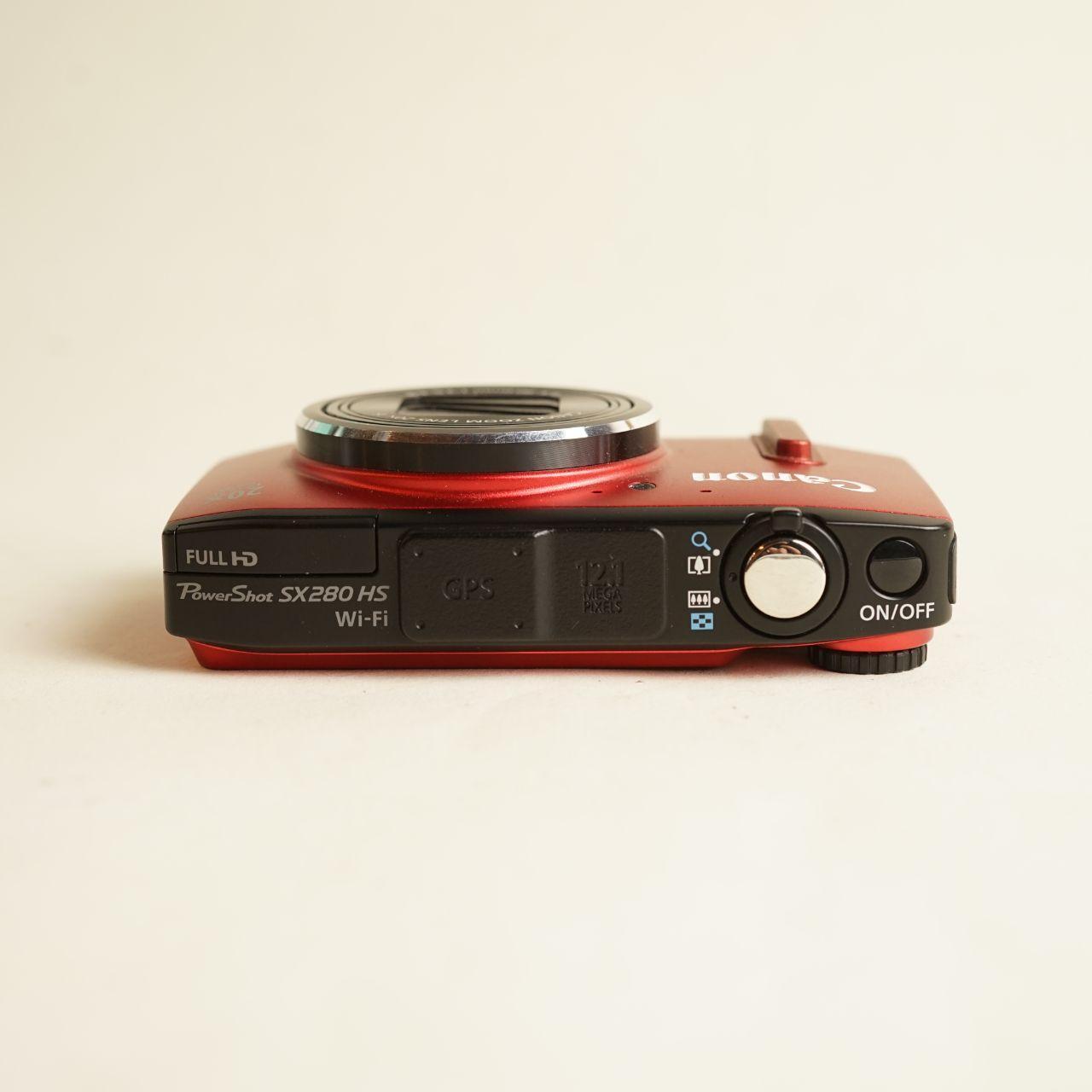 Canon PowerShot SX280 HS Digital Camera | 12.1MP | Tested & Working | Red