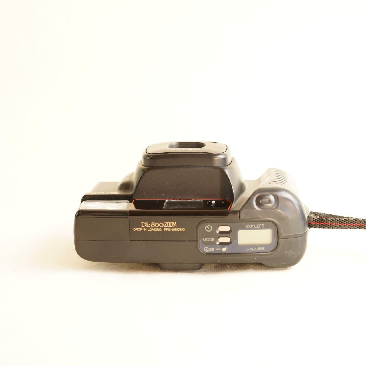 Fujifilm DL-800 Zoom Film Camera | 35mm Point & Shoot | Tested & Working | Grey & Black