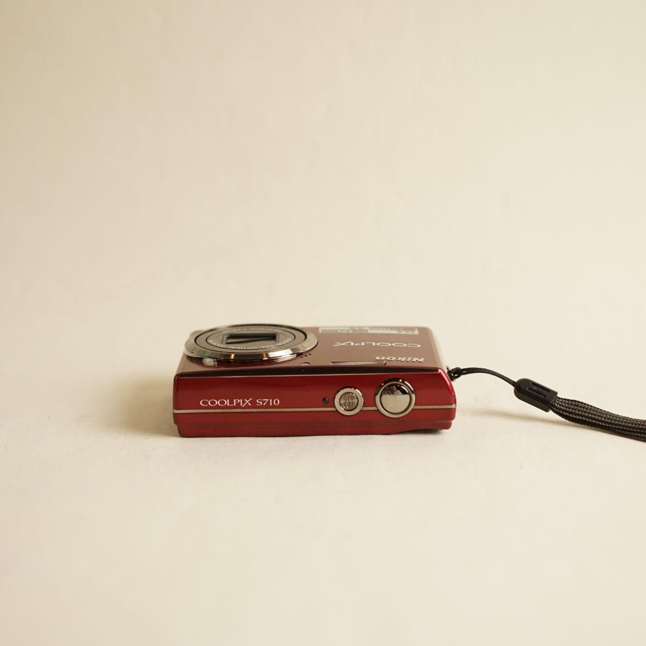 Nikon Coolpix S710 Digital Camera | 14.5MP | Tested & Working | Red