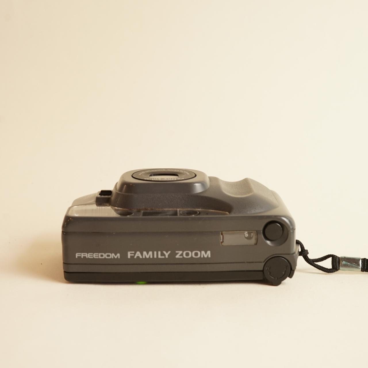 Minolta Freedom Family Zoom Film Camera | 35mm Point & Shoot | Tested & Working | Grey
