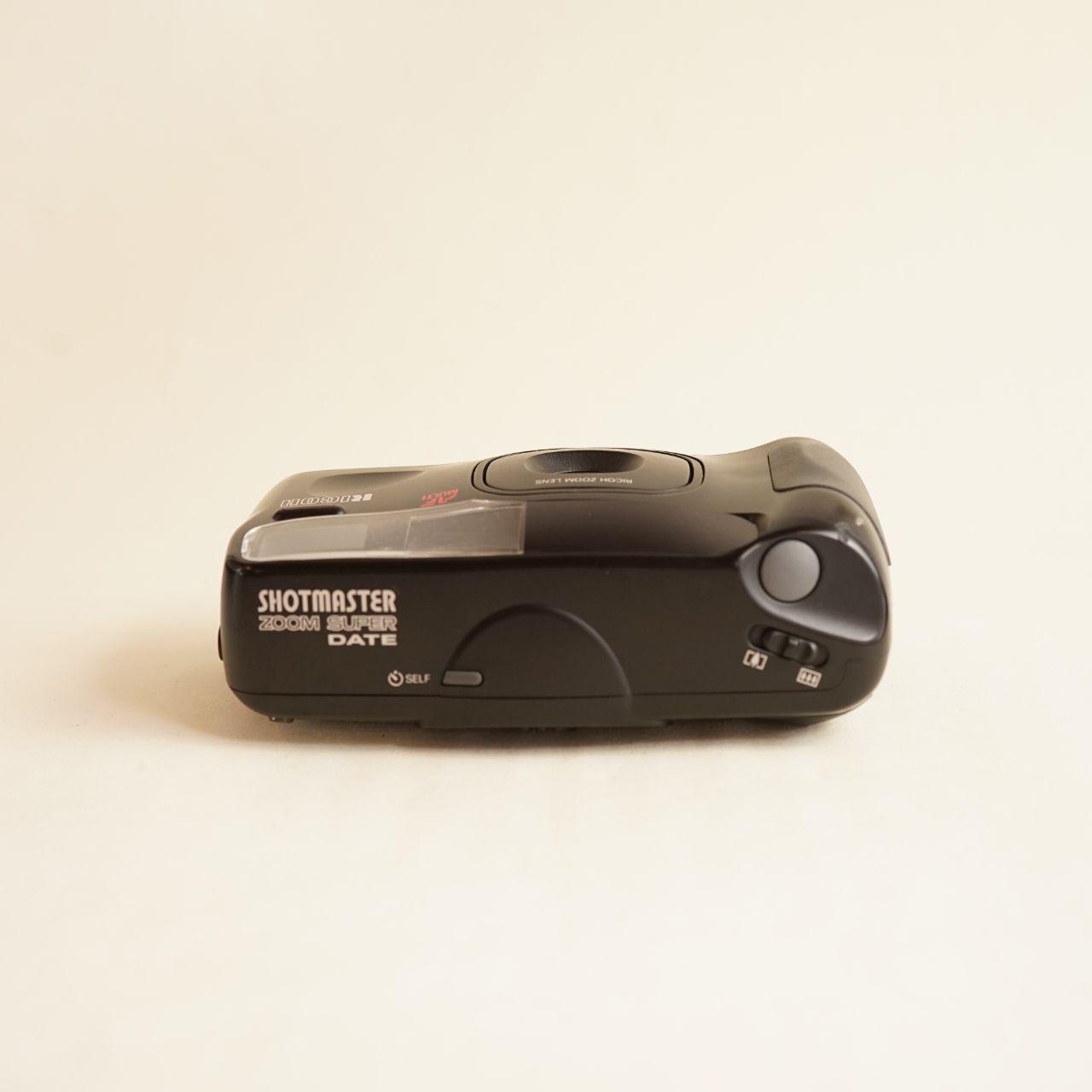 Ricoh Shotmaster Zoom Super Film Camera | 35mm Point & Shoot | Tested & Working | Black