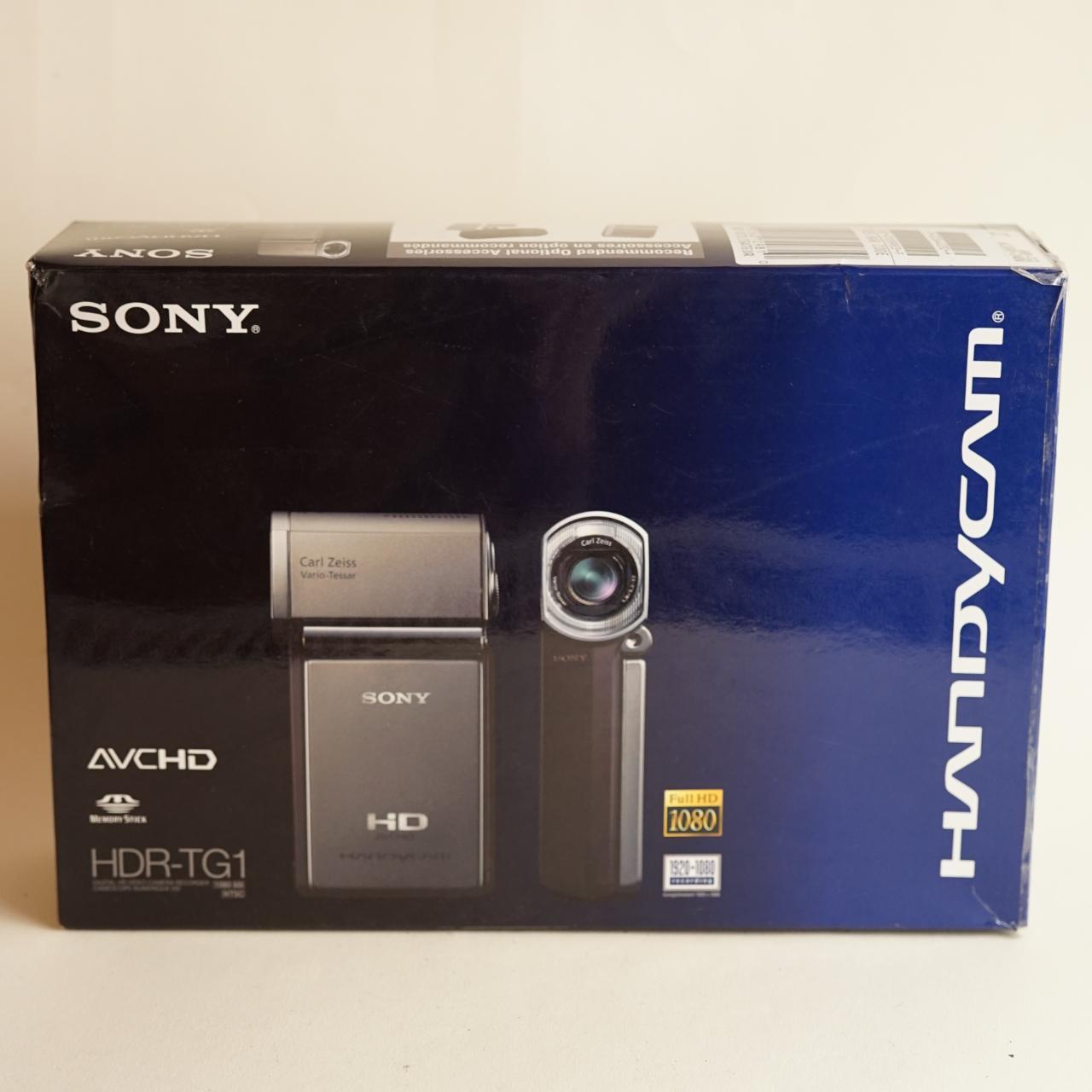 Sony Handycam HDR-TG1 Digital Camera | 8.9MP | Test & Working | Black